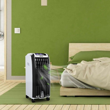 Evaporative Portable Air Cooler with 3 Wind Modes and Timer for Home Office - Discount Msrp 