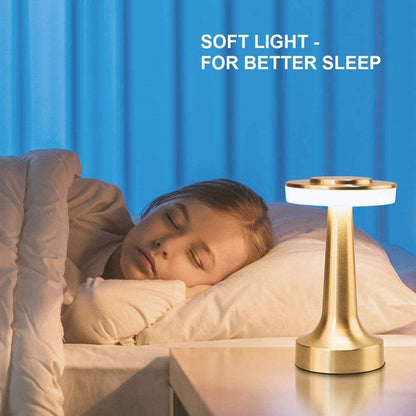 Touch Portable Cordless Desk Lamp; Table Lamp with Touch Sensor; Built-in USB Battery Port; Bedroom Bedside Light; Bar Mood Light; Dining Table - Discount Msrp 