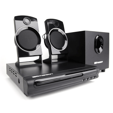 Emerson Speaker Surround Sound System & 2.1 Channel Home Theater DVD Player - Discount Msrp 