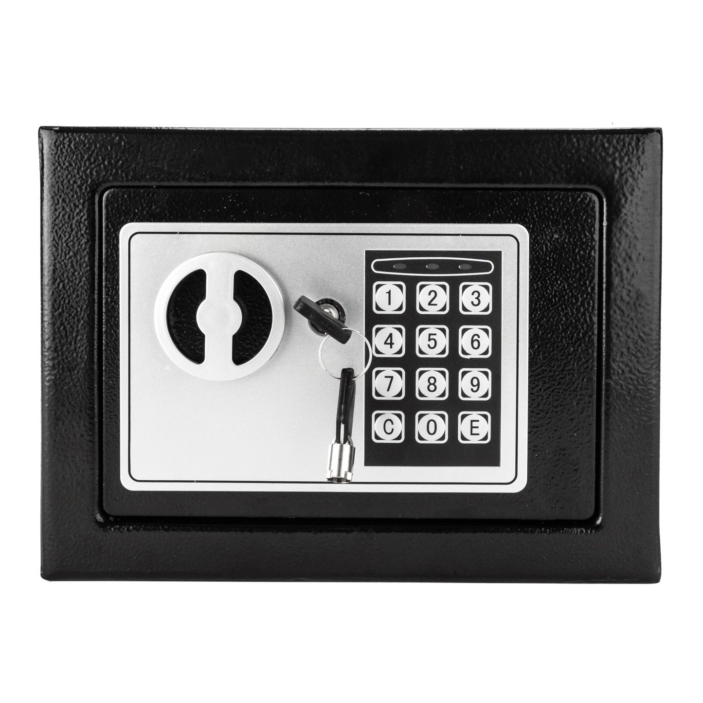 17E Home Use Electronic Password Steel Plate Safe Box Black - Discount Msrp 