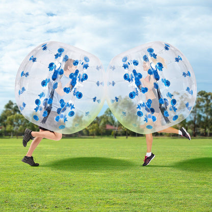 VEVOR Inflatable Bumper Ball 1-Pack, 4FT/1.2M Body Sumo Zorb Balls for Teen, 0.8mm Thick PVC Human Hamster Bubble Balls for Outdoor Team Gaming Play, Bumper Bopper Toys for Garden, Yard, Park - Discount Msrp 