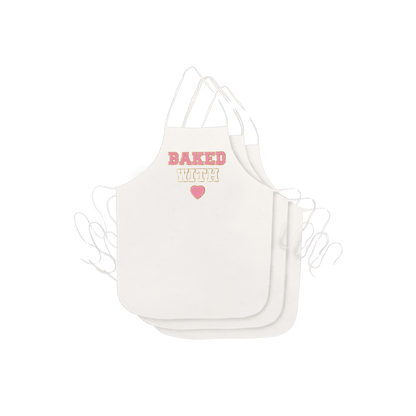 Hello Hobby 3-Pack White Canvas Aprons, 27.3" x 19.7", Ready-to-Decorate Craft & Kitchen DIY Set - Discount Msrp 