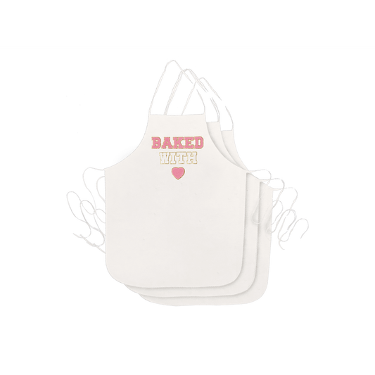 Hello Hobby 3-Pack White Canvas Aprons, 27.3" x 19.7", Ready-to-Decorate Craft & Kitchen DIY Set - Discount Msrp 