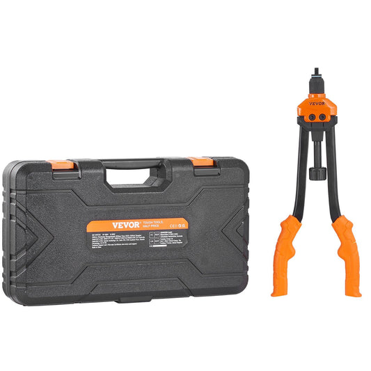 VEVOR 16" Rivet Nut Tool, Labor-Saving Rivnut Tool Kit with 13PCS Metric & SAE Mandrels, 186PCS Rivet Nuts,M3, M4, M5, M6, M8, M10, M12, 1/4-20, 5/16-18, 3/8-16,1/2-13, 8-32, 10-24 With Carrying Case - Discount Msrp 