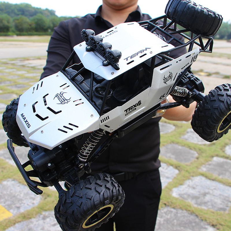 RC 37cm 4WD Large Remote Control Cars Rock Crawler Monster Truck Kids Toy Gift - Discount Msrp 
