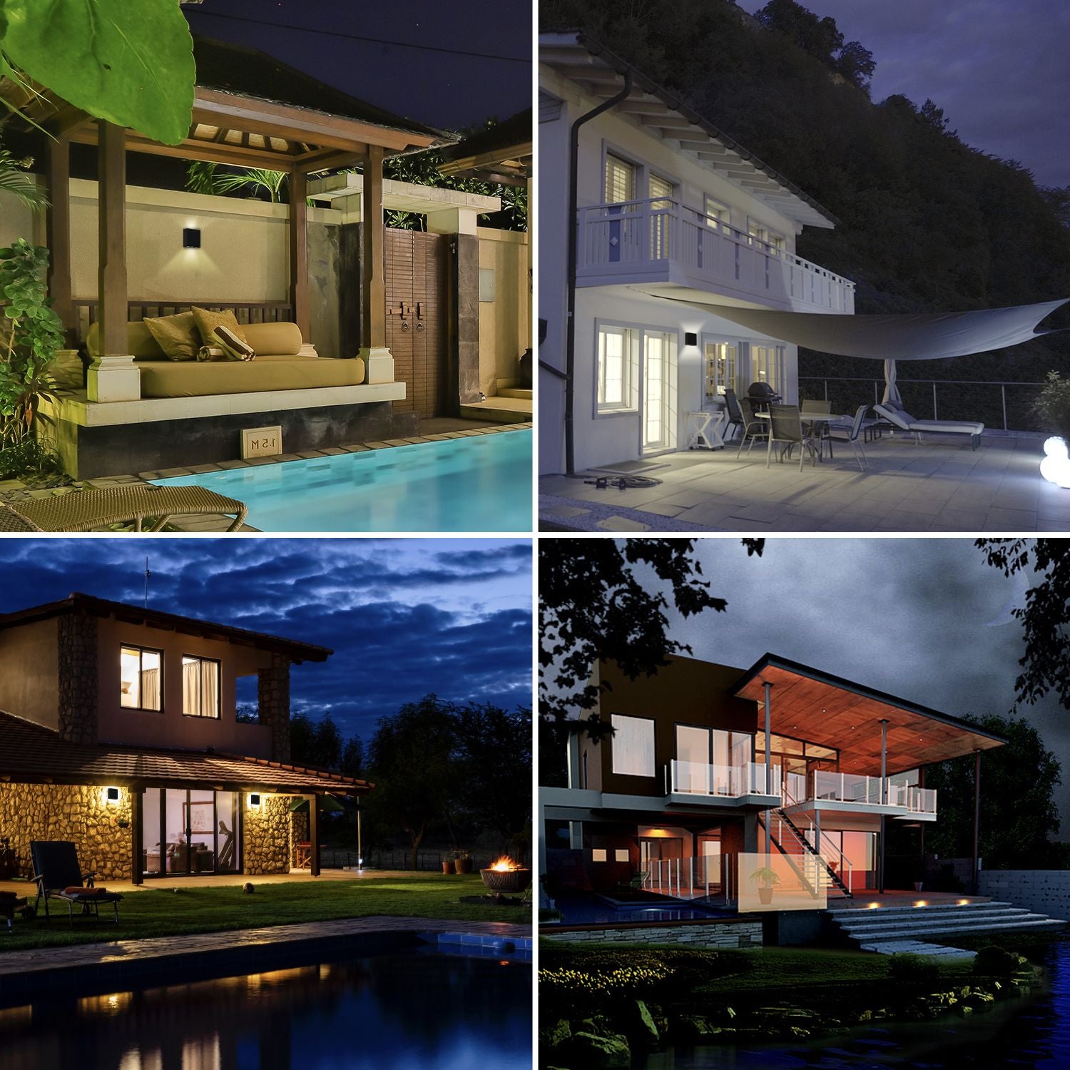 inowel Wall Lights Outdoor Wall Sconce Waterproof Outdoor Wall Lamps Up and Down Lighting Exterior Sconces Porch Lantern 19802 - Discount Msrp 