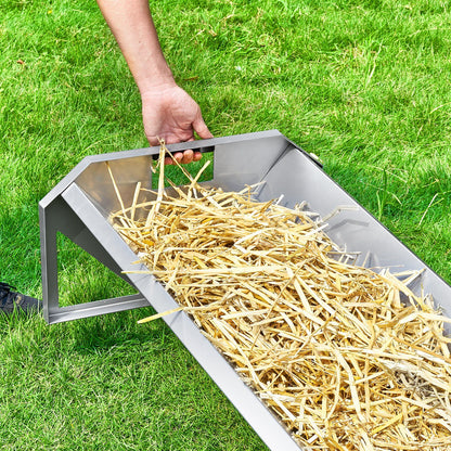 VEVOR Livestock Feeding Trough 22 Gallon Capacity 45" Goat Feeder for 10 Sheep - Discount Msrp 