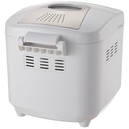 VEVOR Bread Maker, 19-in-1 2LB Dough Machine, Nonstick Ceramic Pan Automatic Breadmaker with Gluten Free Setting, Whole Wheat Bread Making, Digital, Programmable, 3 Loaf Sizes, 3 Crust Colors, White - Discount Msrp 