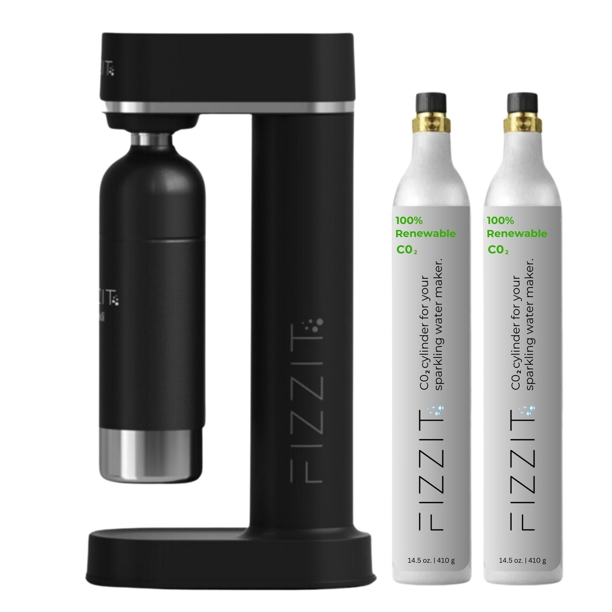 FIZZIT™ Spärklï Carbonated Water Soda Maker with Stainless Steel Bottle – Eco-Friendly, Dishwasher Bottles - Sparkling Water Maker - Discount Msrp 
