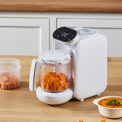VEVOR Baby Food Maker, 430W Baby Food Processor with 750 ml Tritan Bowl, SUS304 Stainless Steel, 5 in 1 Baby Food Puree Blender Steamer Grinder for Food, Fruit, Vegetable, Meat - Discount Msrp 