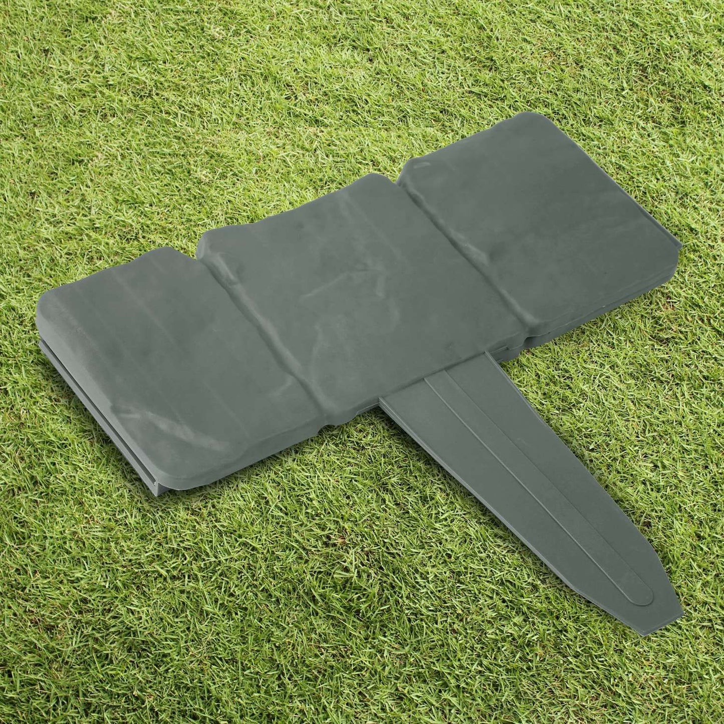 20 PCS Cobbled Stone Effect Plastic Garden Lawn Border Edging - Discount Msrp 