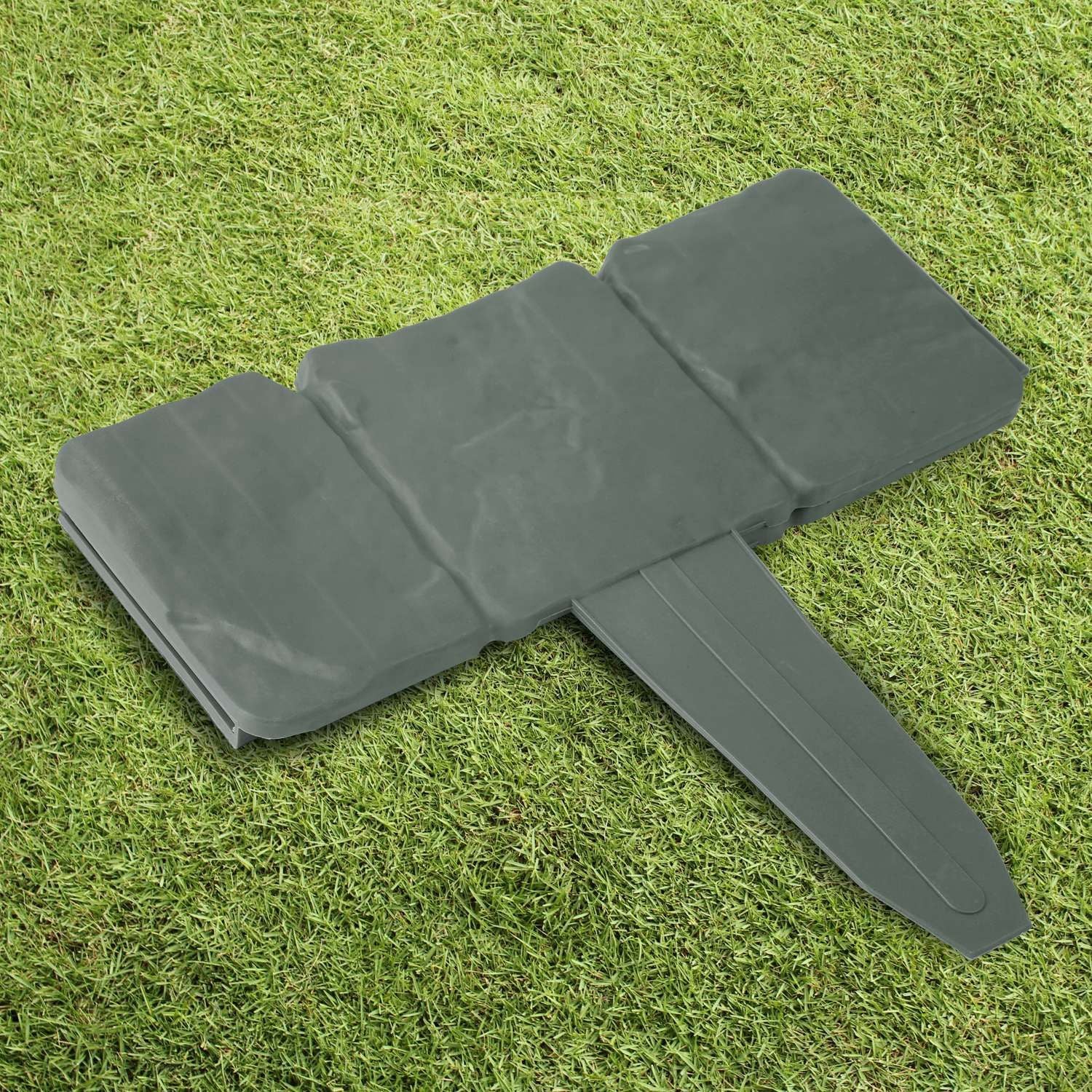 20 PCS Cobbled Stone Effect Plastic Garden Lawn Border Edging - Discount Msrp 