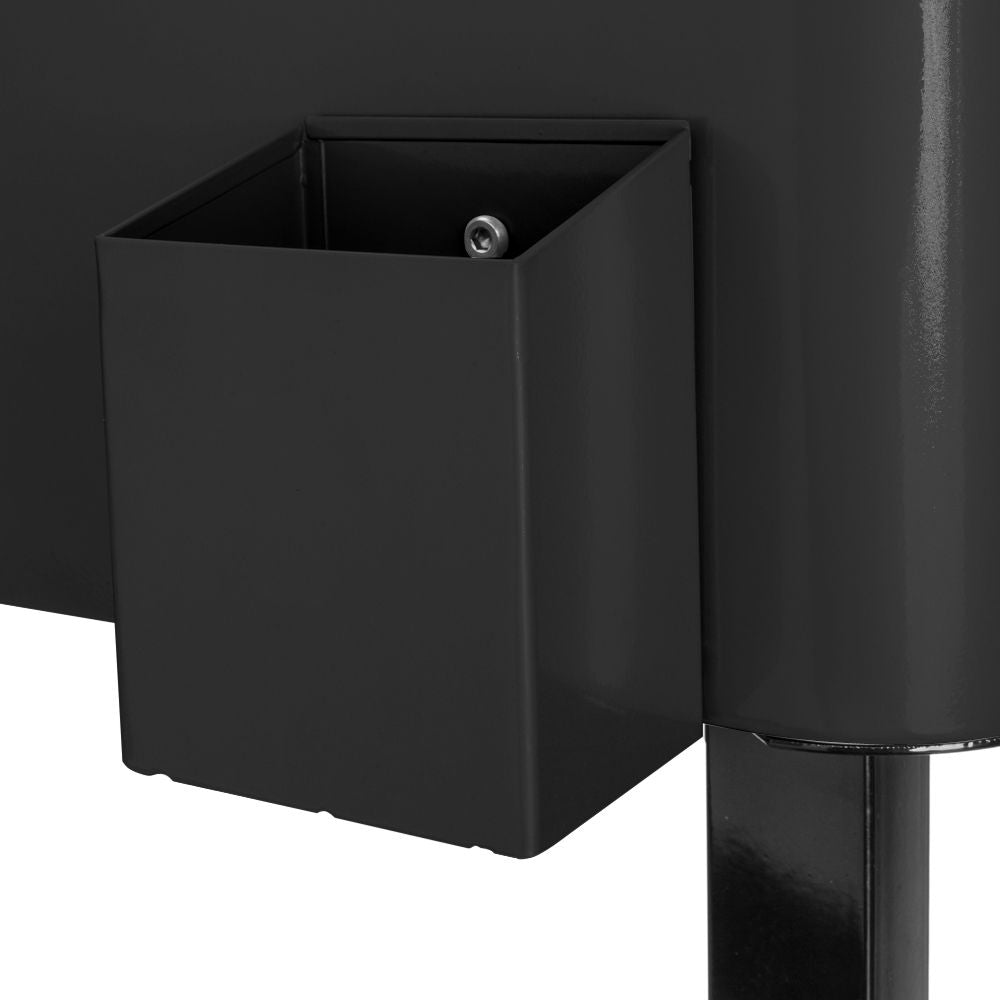 80Qt Black Box Black Square Foot Tube With Drain Pipe Freezer Incubator - Discount Msrp 