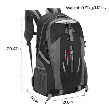 36L Travel Backpack Waterproof Hiking Daypack with Multiple Compartments and Pockets, Nylon Backpack for Camping - Discount Msrp 