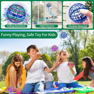 Flying Ball Toys; Hover Orb; 2022 Magic Controller Mini Drone; Boomerang Spinner 360 Rotating Spinning UFO Safe for Kids Adults - Discount Msrp 