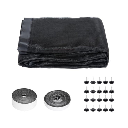 Magnetic Garage Door Screen Single-Car Garage Screen Mesh Fiberglass Garage Net with Magnetic Closure 4 Buckle Straps for One Cars - Discount Msrp 