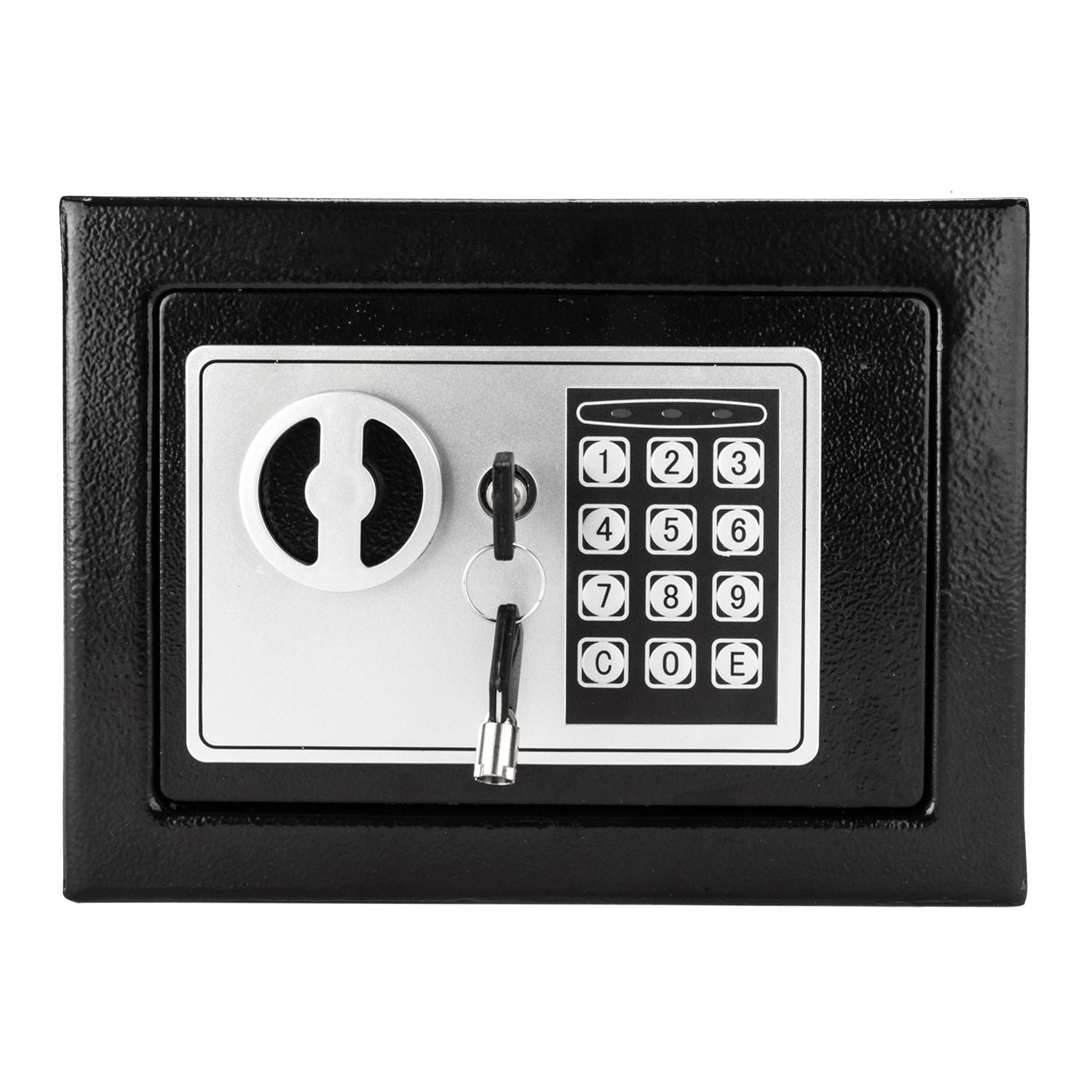17E Home Use Electronic Password Steel Plate Safe Box Black - Discount Msrp 
