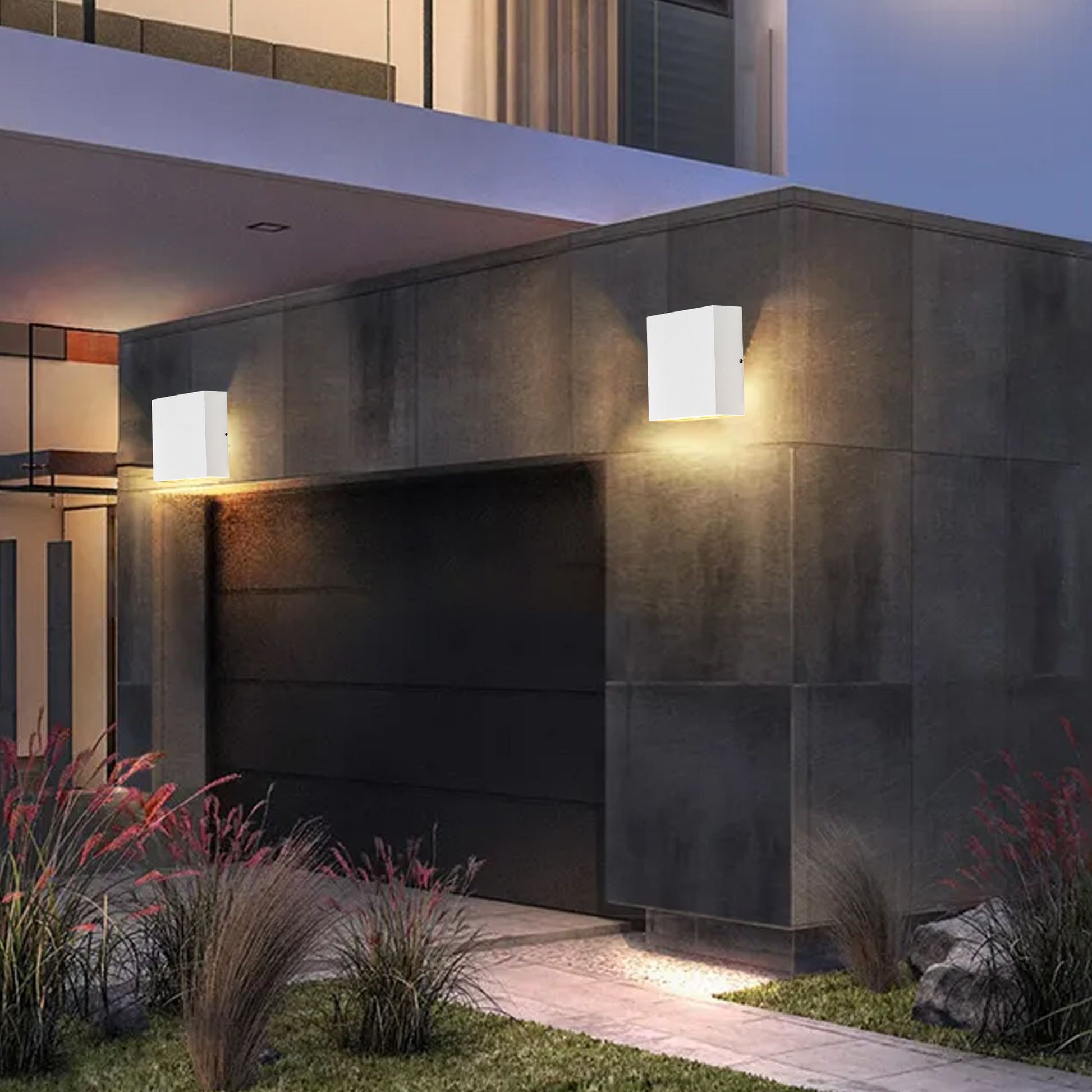 inowel Wall Lights Outdoor Wall Sconce Waterproof Outdoor Wall Lamps Up and Down Lighting Exterior Sconces Porch Lantern 19802 - Discount Msrp 