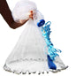 Fishing Cast Net Bait Trap Easy Throw Heavy Duty Hand Cast Net with Chain Sinker Bottom Spread - Discount Msrp 