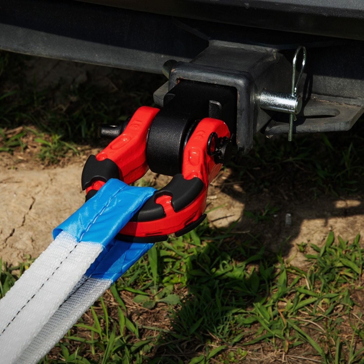 65, 900 lbs Heavy-Duty Trailer Shackle D-Ring Hitch Receiver - Ultra-Strong Recovery Gear for Trucks & Jeeps DIY - Discount Msrp 