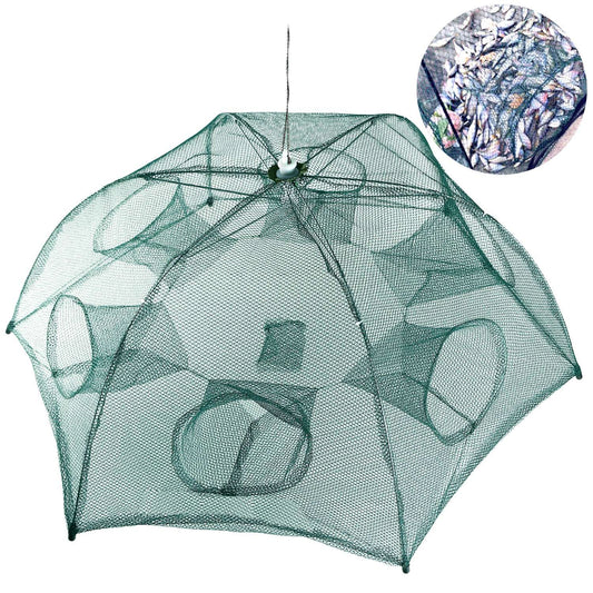 Fishing Trap Net Portable Folded Fishing Bait Trap Shrimp Minnow Crab Bait Net - Discount Msrp 