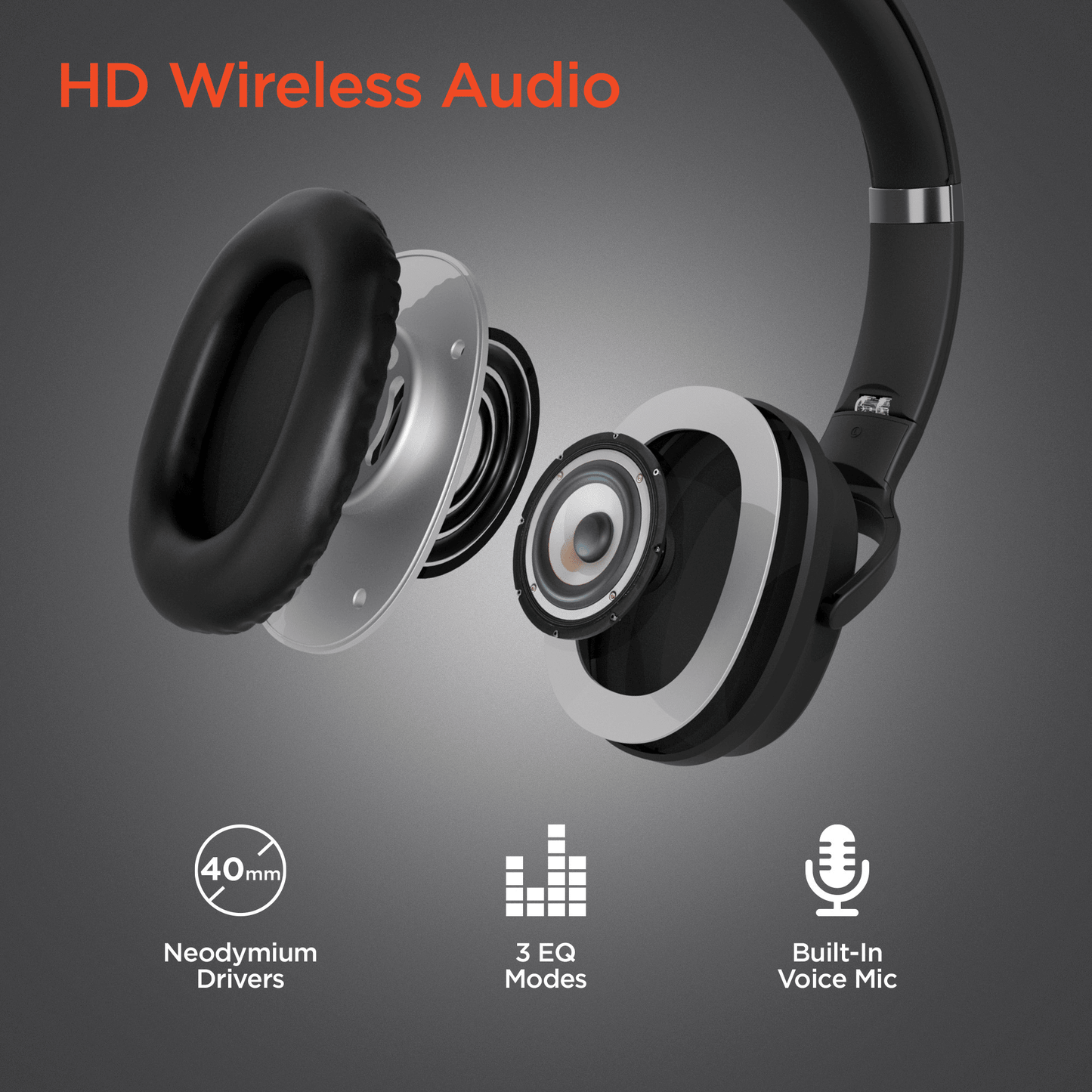 HyperGear Flip 2-in-1 Headphones Plus Speaker - Discount Msrp 