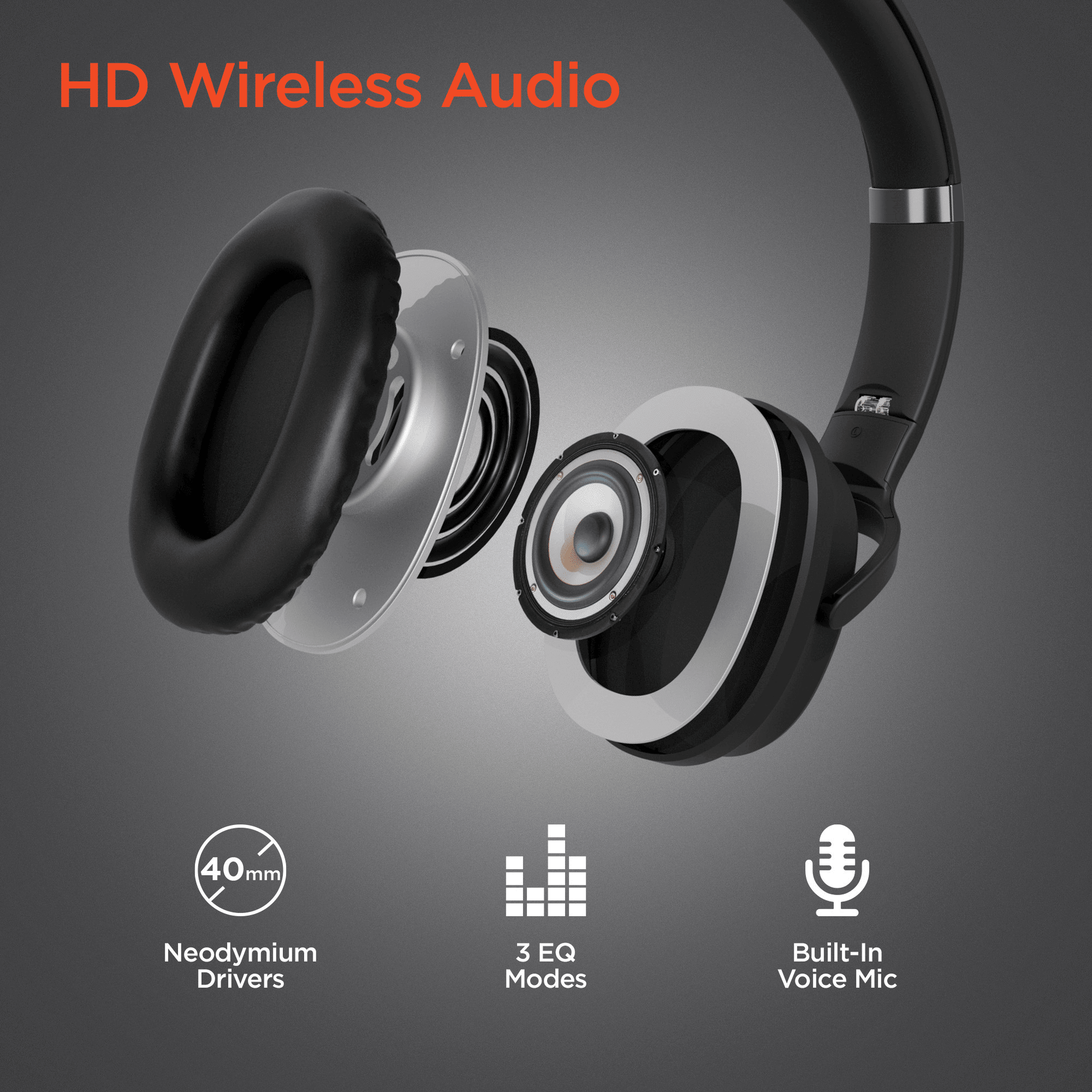 HyperGear Flip 2-in-1 Headphones Plus Speaker - Discount Msrp 