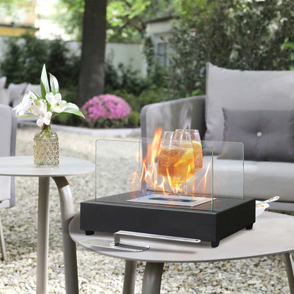 Tabletop Fire Pits,Portable Smokeless Bio Ethanol Fireplace - Discount Msrp 