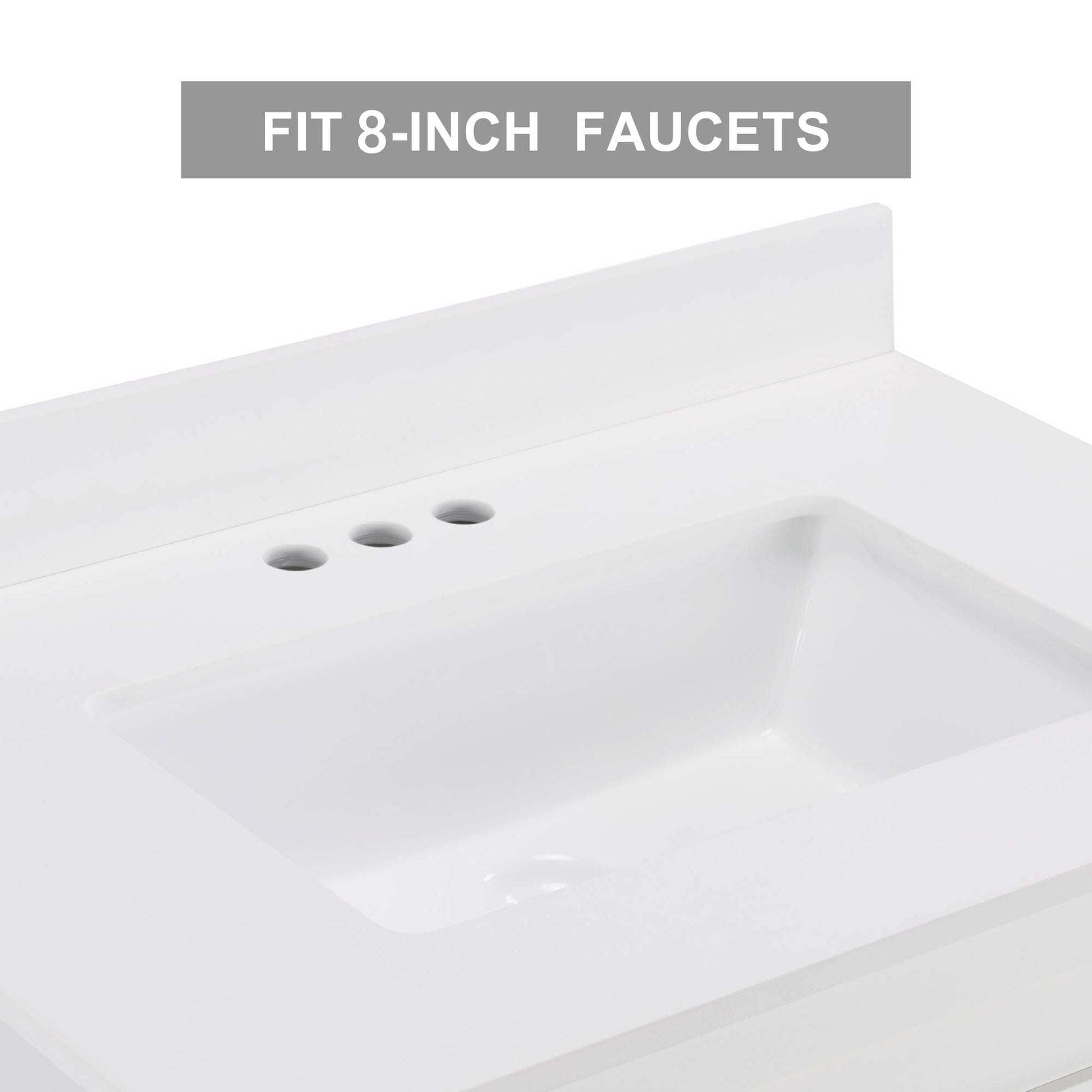[VIDEO provided]30" Bathroom Vanity with Single Sink Combo, Farmhouse Undermount Bathroom Sink Cabinet with Sliding Barn Doors and 2 Drawers, Freestanding Bathroom Vanities,White - Discount Msrp 