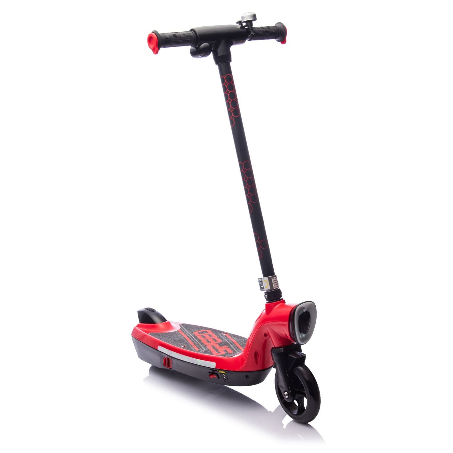 Kids Ride On Electric Scooter With Kickstand,Scooter Bell,Faster Speed And Longer Usage Time,Rear Brake,Wider Pedal,Non-Slip Handle,Colorful LED Lights,5.59-6.84 MPH For Kids 6+. - Discount Msrp 
