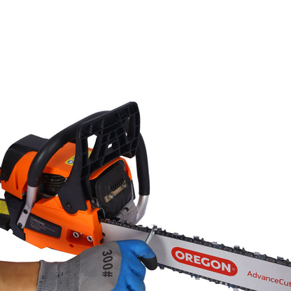Chainsaw gas 20inch ,52cc Gasoline Chain Saw for Trees ,Wood Cutting 2-cycle EPA Compliant,Oregon bar - Discount Msrp 