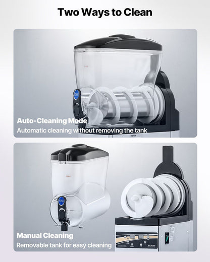 Commercial Slushy Machine 15L Margarita Smoothie Frozen Drink Slushie Maker - Discount Msrp 