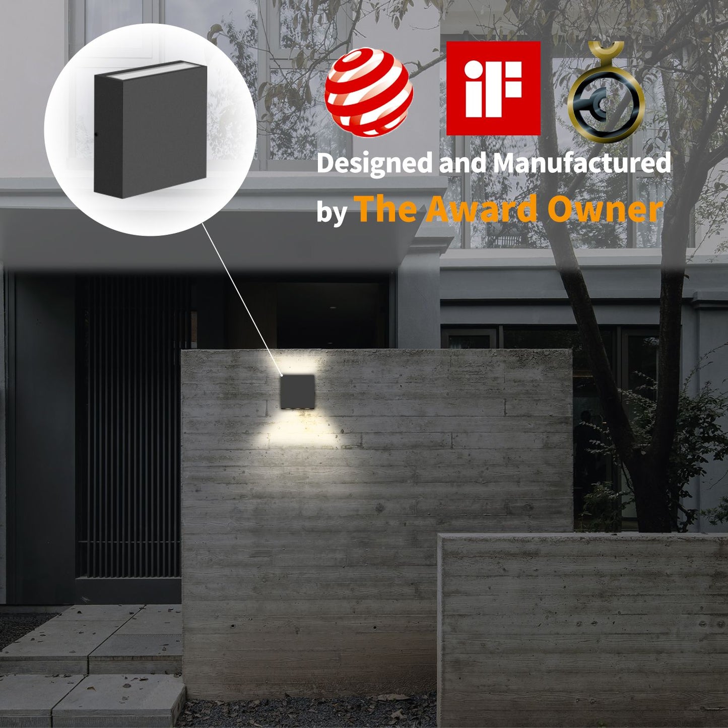 inowel Wall Lights Outdoor Wall Sconce Waterproof Outdoor Wall Lamps Up and Down Lighting Exterior Sconces Porch Lantern 19802 - Discount Msrp 