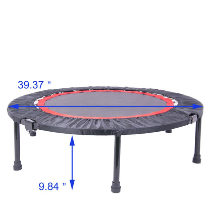 40 Inch Mini Exercise Trampoline for Adults or Kids - Indoor Fitness Rebounder Trampoline with Safety Pad | Max - Discount Msrp 