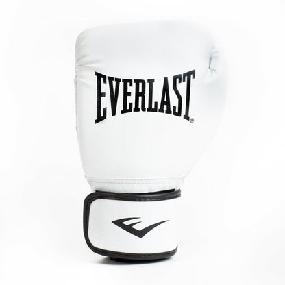White L/XL Core Boxing Training Gloves – 2-Piece Set – Synthetic Leather with Odor Resistance - Discount Msrp 