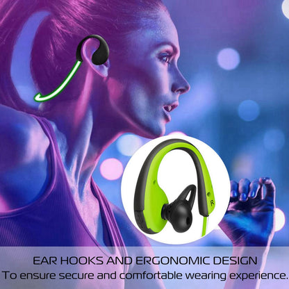 Wireless Sports Headsets Wireless V4.1 Neckband Earphones HD Stereo Sweat-proof Headphones Earbuds - Discount Msrp 
