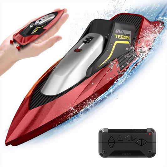 4DRC S5 RC Boat for Pools and Lakes, 2.4 GHz 20+ MPH Racing Boats, Rechargeable Battery,Low Battery Alarm,Gifts for Boys Girls,Logistics is randomly sent by UPS/USPS/FEDEX. - Discount Msrp 
