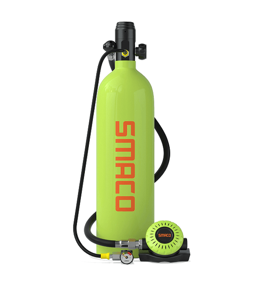 2L Single-bottle respirator diving equipment. Constant pressure 2 Mpa breathing 25-30Minutes snorkel mask snorkeling tube protective back bag, diving gas cylinder, scuba diving, adult men and women - Discount Msrp 