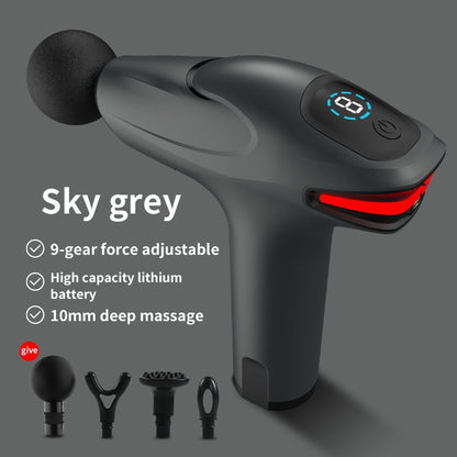1pc Retinal Gun Deep Muscle Massage Relax Outdoor Fitness Equipment Shock Full Body Massager Electric Massage Gun - Discount Msrp 