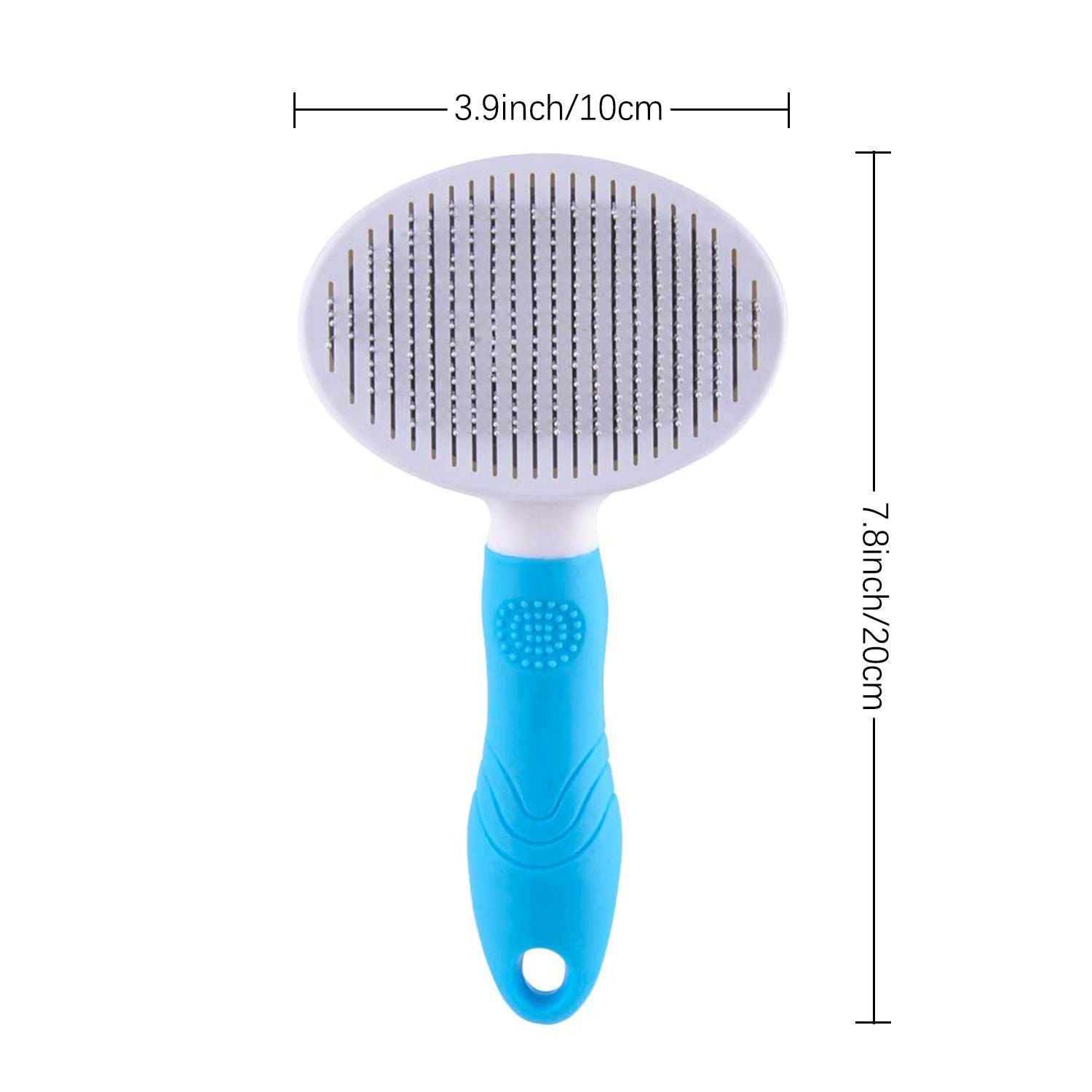 Cat Grooming Brush; Self Cleaning Slicker Brushes for Dogs Cats Pet Grooming Brush Tool Gently Removes Loose Undercoat; pet grooming - Discount Msrp 