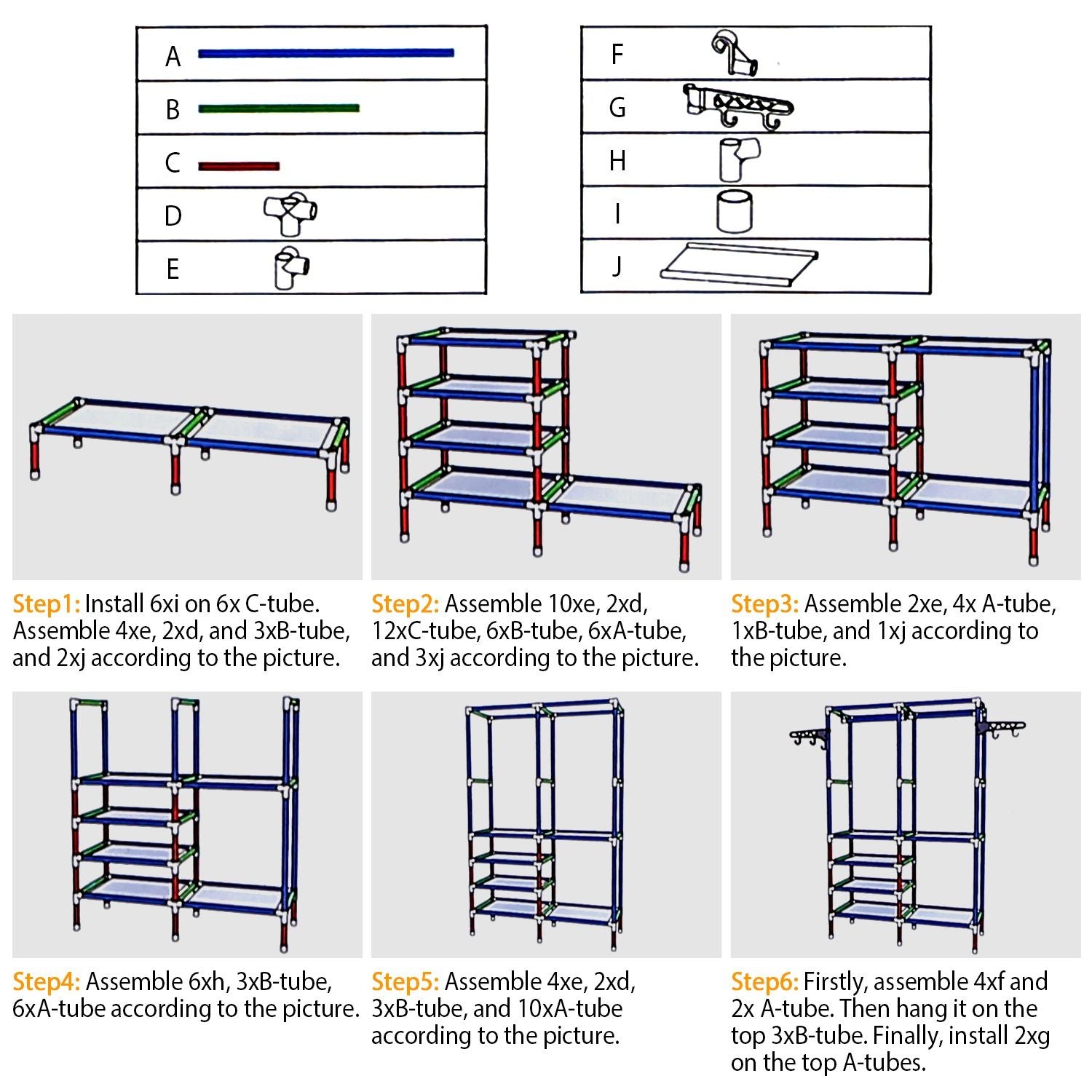 Metal Garment Rack Shoe Clothing Organizer Shelves Freestanding Multifunctional Clothes Wardrobe - Discount Msrp 