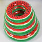 1pc Inflatable Watermelon Swimming Ring; Thickened PVC Fruit Swimming Ring; Inflatable Children's Swimming Ring For Beach - Discount Msrp 