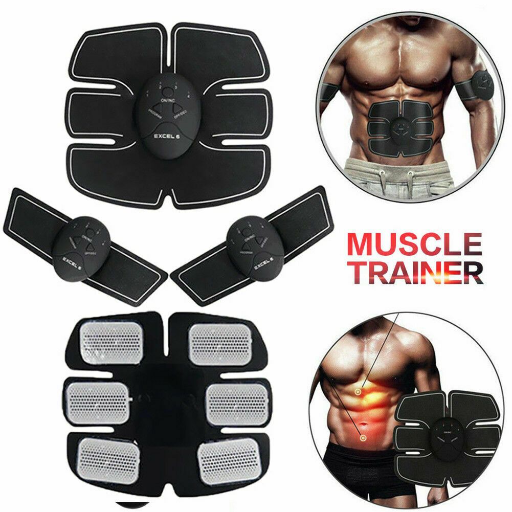 Electric Muscle Toner Machine ABS Toning Belt Simulation Fat Burner Belly Shaper - Discount Msrp 