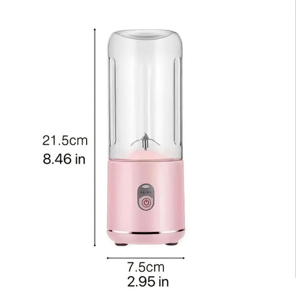 Electric Portable Juicer Household Usb Rechargeable Juice Machine Small Portable Juicer 500ml ABS Plastic 889 - Discount Msrp 