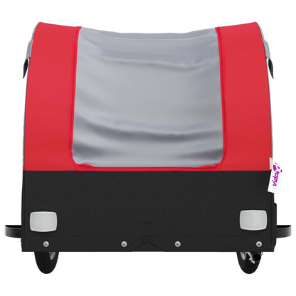 Bike Trailer Black and Red 99.2 lb Iron - Discount Msrp 