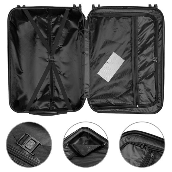 3-in-1 Multifunctional Large Capacity Traveling Storage Suitcase Luggage Set Red - Discount Msrp 