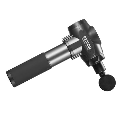 VEVOR Massage Gun Deep Tissue with 9 Speed Levels & 6 Massage Heads, 24V 2500mAh Batteries, Percussion Muscle Massager for Athletes, Handheld Electric Massage Gun for Pain Relief, Muscle Relaxation - Discount Msrp 