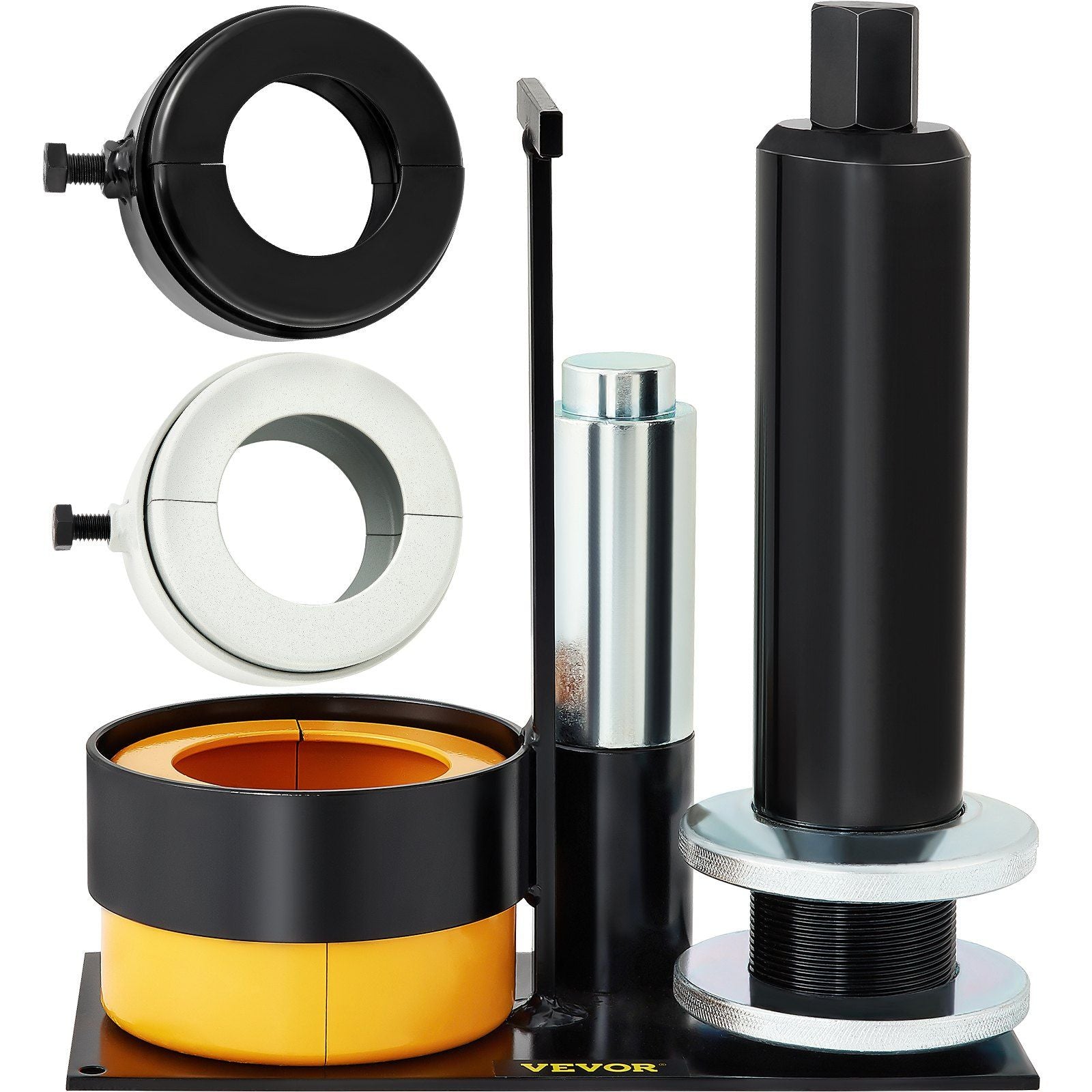 VEVOR Carrier & Pinion Bearing Puller, Compatible with Dana 30,40,50,60,70, 80, Ford 10.25" Bearings, Pinion Puller Tool with 3 Clamshells, 45# Steel Clamshell Bearing Puller for Auto Repair - Discount Msrp 