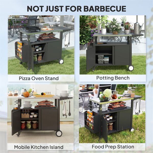 Camping Cart, Grill Cart - Discount Msrp 