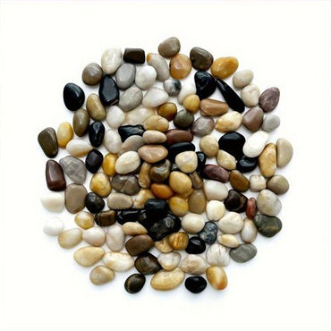 38lbs Decorative Garden Stone Outdoor Landscaping, Walkways, Yard, 1-3 inch Large Polished River Rocks for Plants Pots, Vases, Crafts - Discount Msrp 